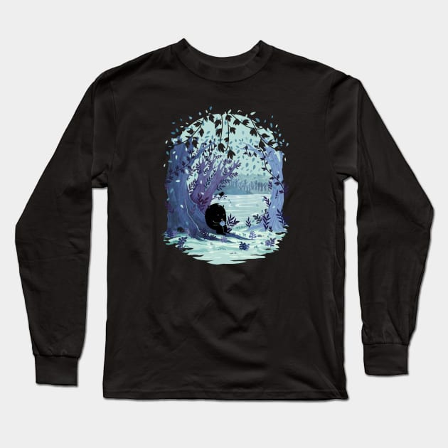 A Quiet Spot of Tea Long Sleeve T-Shirt by littleclyde